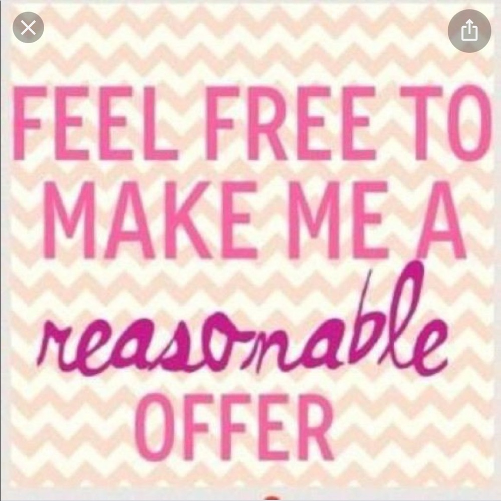 Reasonable offers accepted!